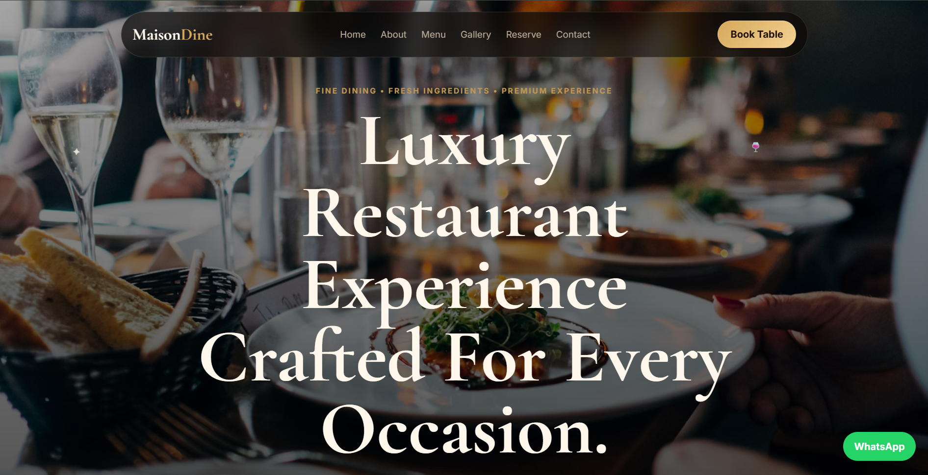 Premium Restaurant Template